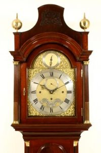 Riversdale Clock pagoda hood with brass dial